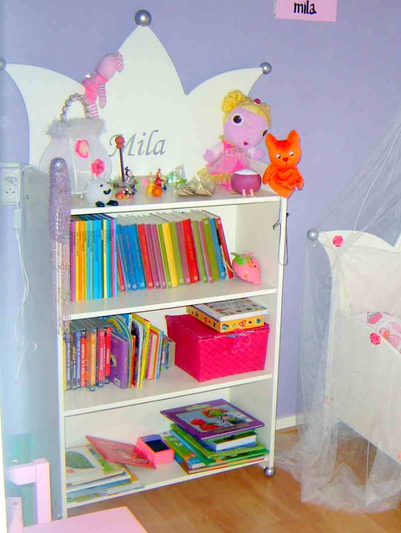 de crown-themed NOA bookcase child betaalbare WildKidzz voor kinderkamer: